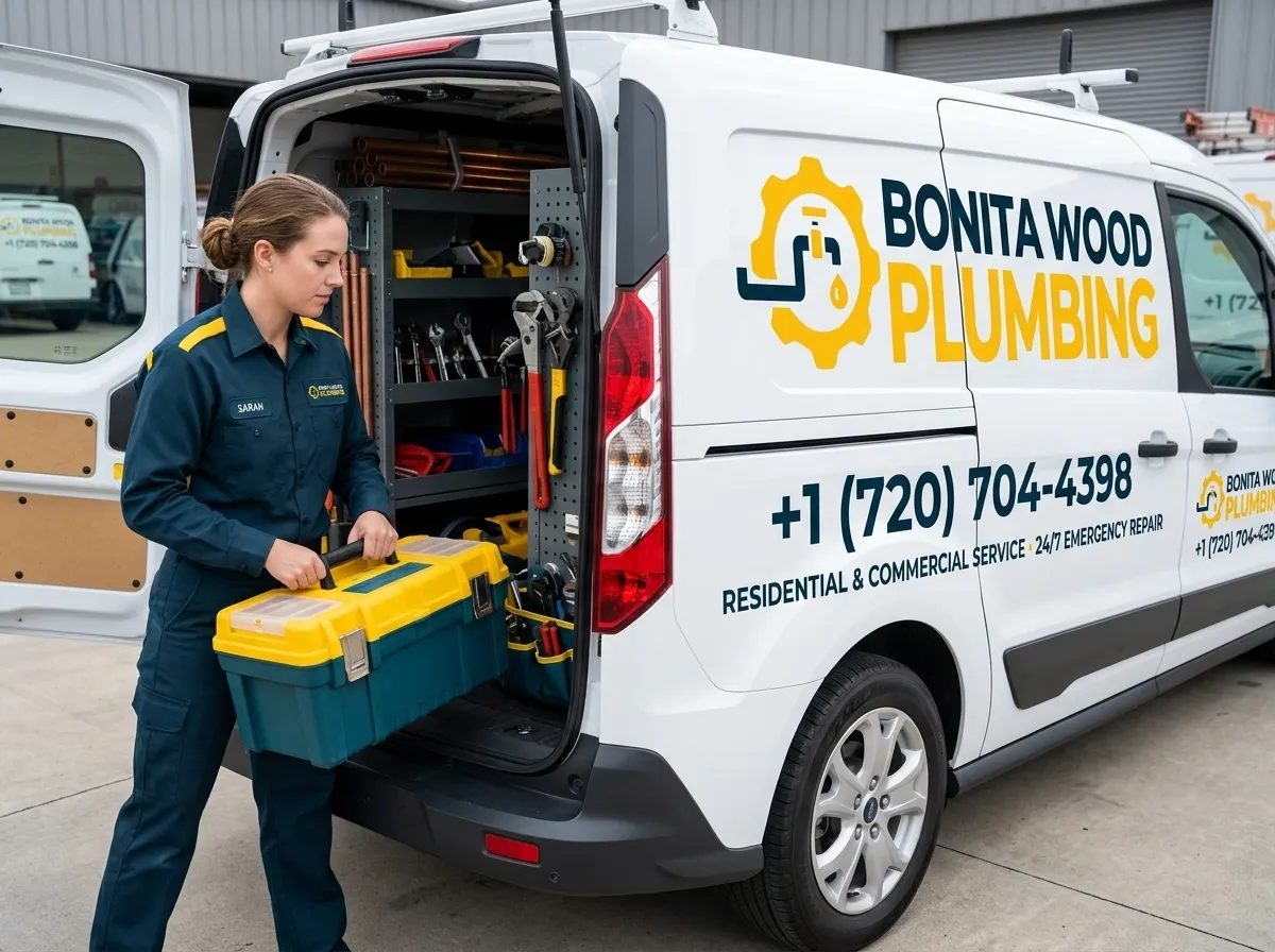 Fully Equipped Service Van - Bonita Wood Plumbing Lakewood CO